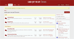 Desktop Screenshot of forum.canta-per-me.net